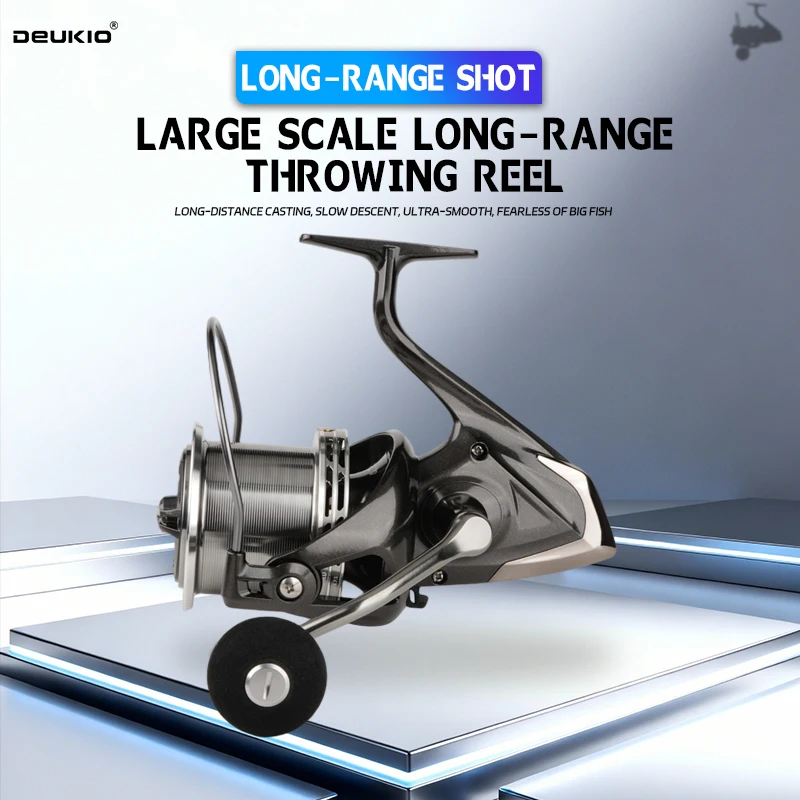 Surf Reel - Moulinet de pêche spinning DEUKIO 8000-16000,